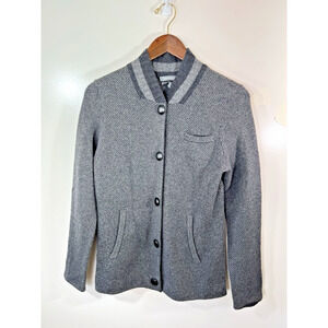 Todd & Duncan Women’s Scottish Cashmere Cardigan Size S Gray Luxurious Minimal